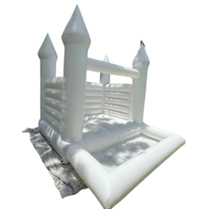 White Bouncy Castle House 10x11x11